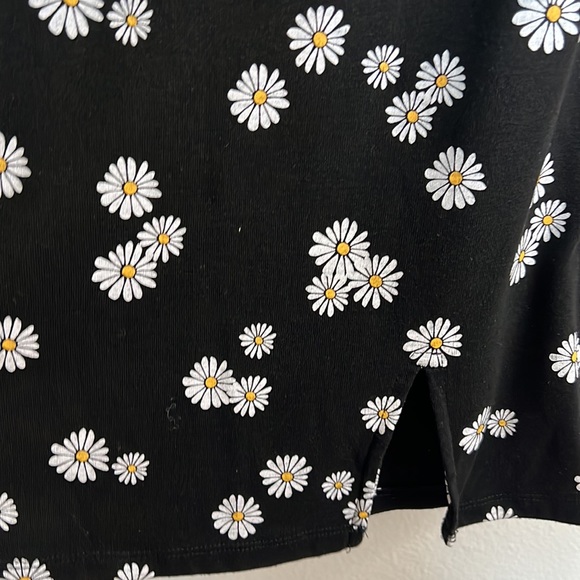 EUC SO Square Neck Bodycon Mini Dress Daisy Print sz XXL - Picture 4 of 5